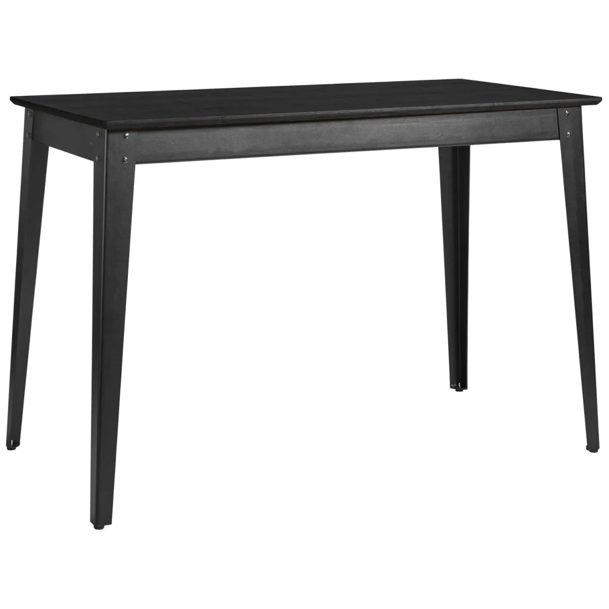 VEGA Tavolo alto Acerios; 160x80x108.5 cm (LxLxH); Piano tavolo nero, struttura nero; rettangolare