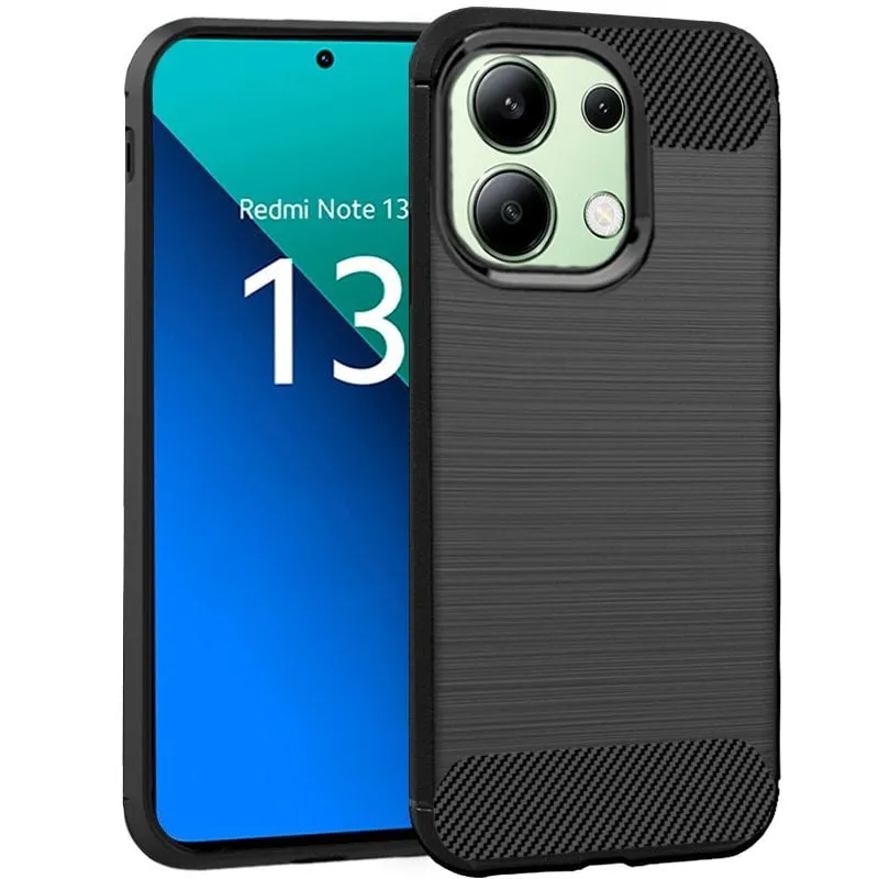 Custodia in carbonio nero per Xiaomi Redmi Note 13