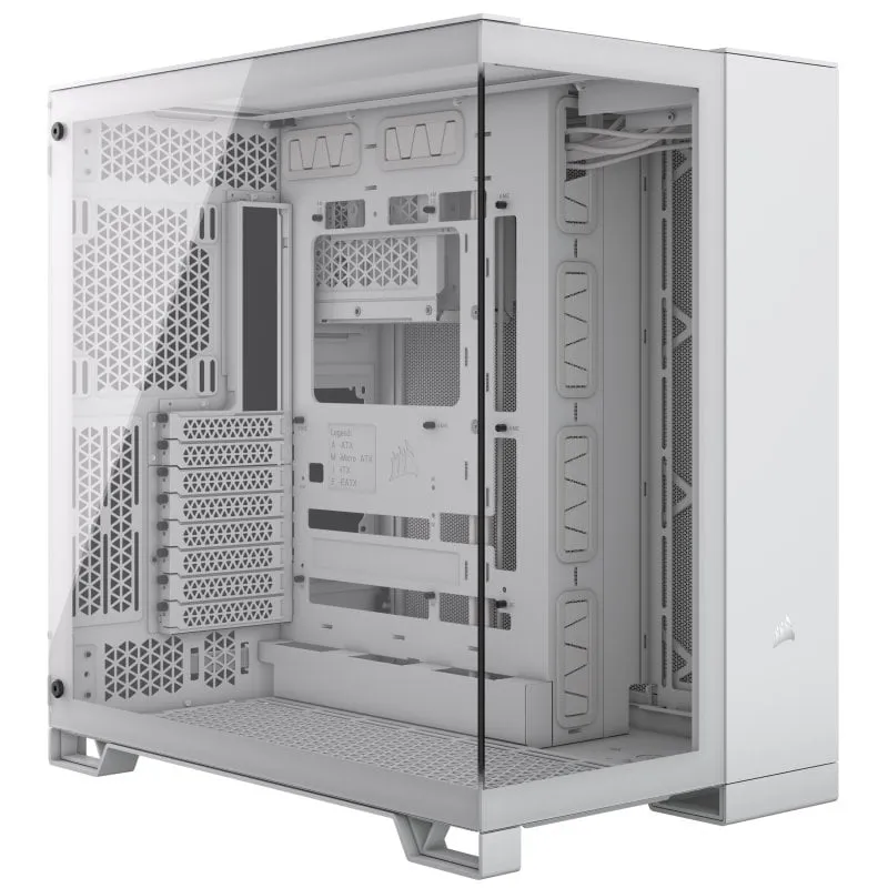 Corsair 6500X Mid-tower ATX doppio vetro temperato USB-C bianco
