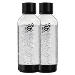 Bottiglia gasatore FRESH 2 Pack Clear e Black 1542220490