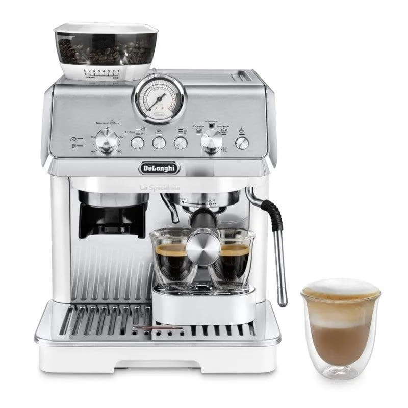 Caffettiera Espresso DeLonghi La Specialista Arte EC9155.W 1,5L 15 bar con macinacaffè e vaporizzatore