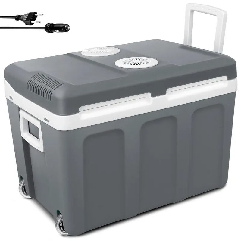 Frigo elettrico portatile Briebe CF1155 da viaggio, auto, campeggio, 40 L, connessione 12 V e 220 V, raffredda