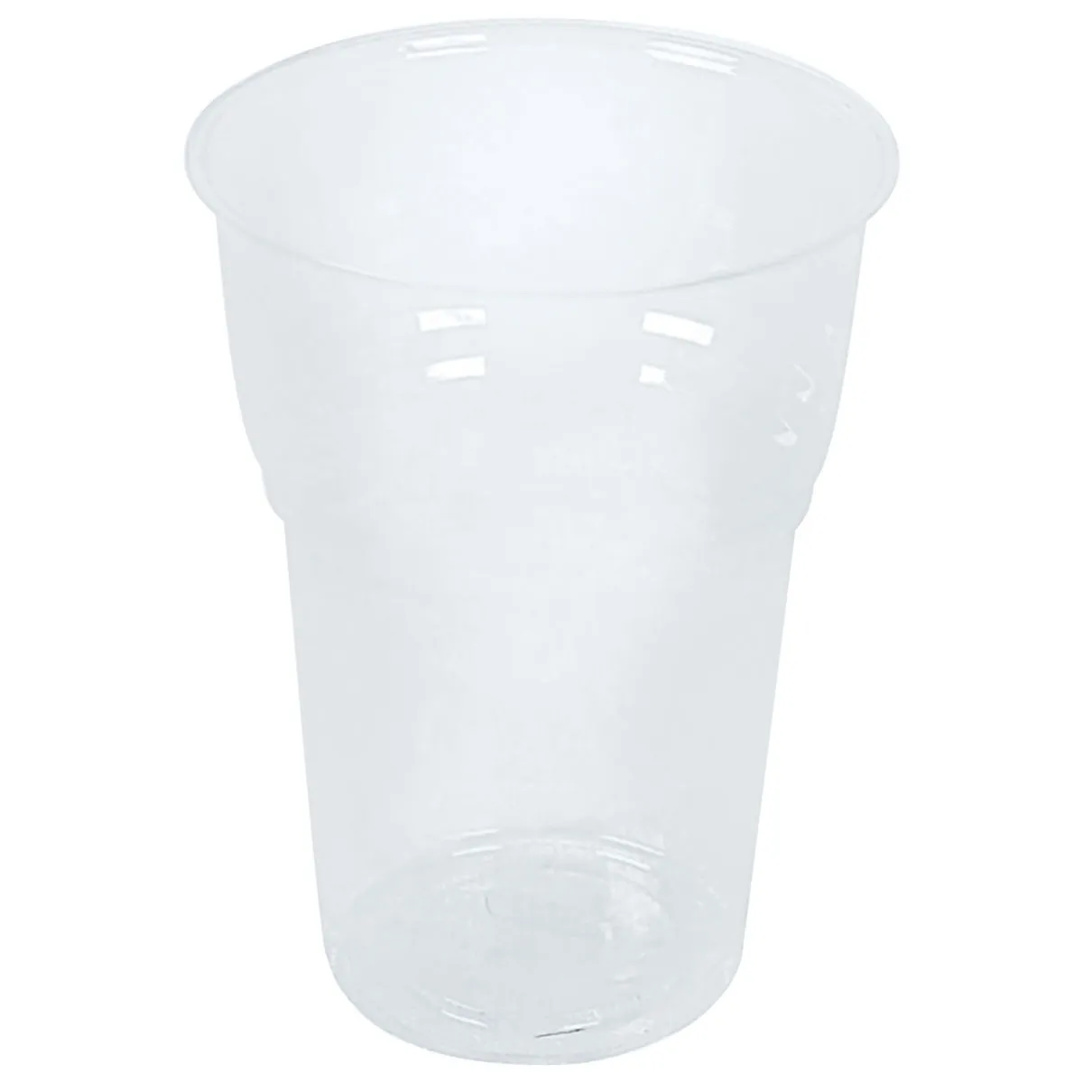 50x NATUREStar Bicchiere per smoothie e frullati PLA; 410 ml, 8.5x11.2 cm (ØxH); trasparente; 0.3 l Segno di riempimento, 50 pz. / Pacco