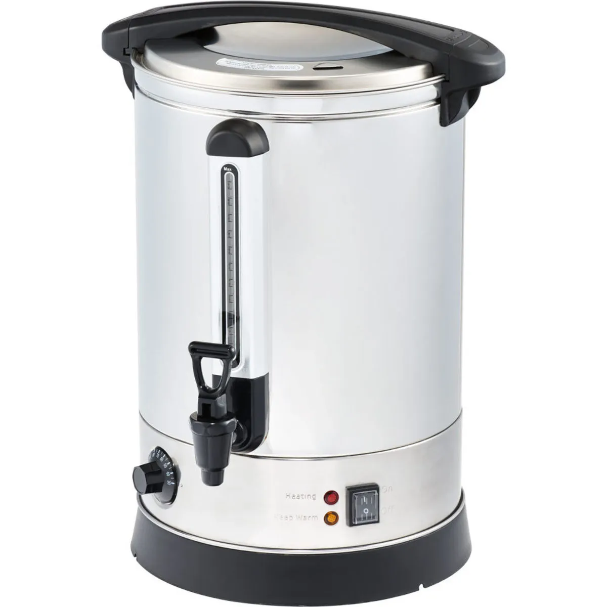 Gredil Distributore di acqua calda, capacità 18 litri Gredil; 10000 ml, 48.7x28 cm (HxØ); argento/nero