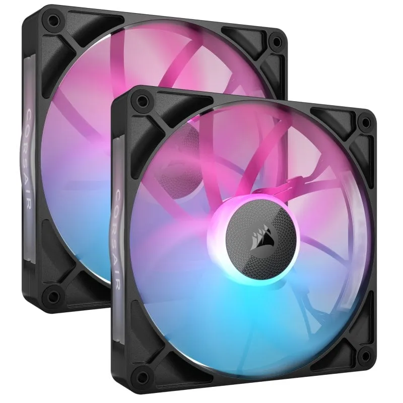Corsair iCUE LINK RX140 RGB Starter Kit 2 ventole PWM aggiuntive Nero