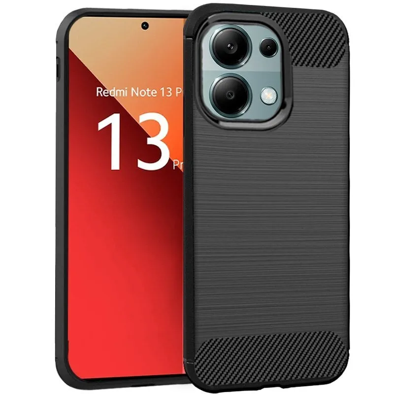 Custodia in carbonio nero per Xiaomi Redmi Note 13 Pro