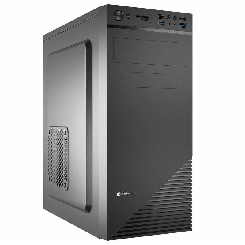Lettore di schede Natec Cabassu G2 Midi Tower Atx Box 2usb3.0 2usb2.0 Senza alimentatore