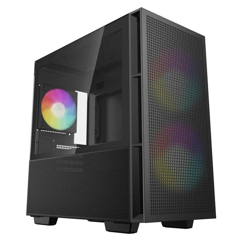 DeepCool CH360 Vetro temperato USB 3.2 Nero