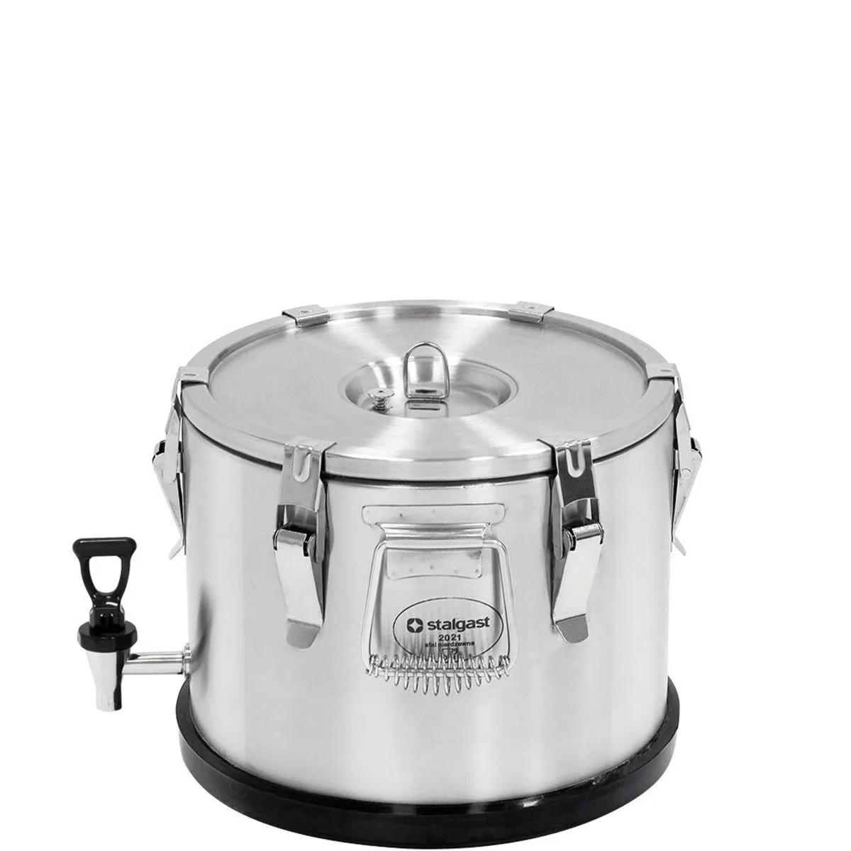 Stalgast Contenitore termico in acciaio inox, con rubinetto di scarico; 15000 ml, 29.5x33 cm (HxØ); argento