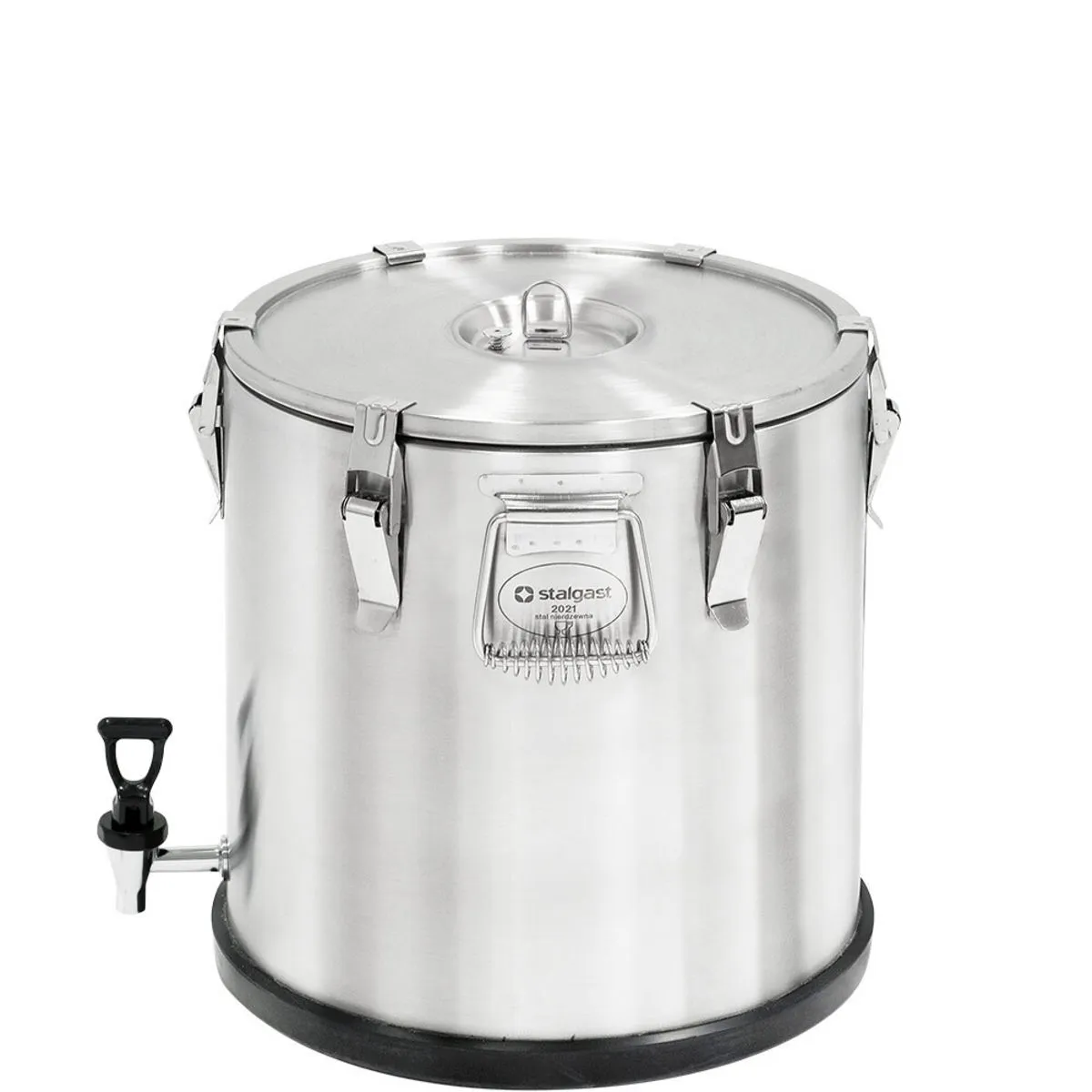 Stalgast Contenitore termico in acciaio inox, con rubinetto di scarico; 25000 ml, 44x33 cm (HxØ); argento