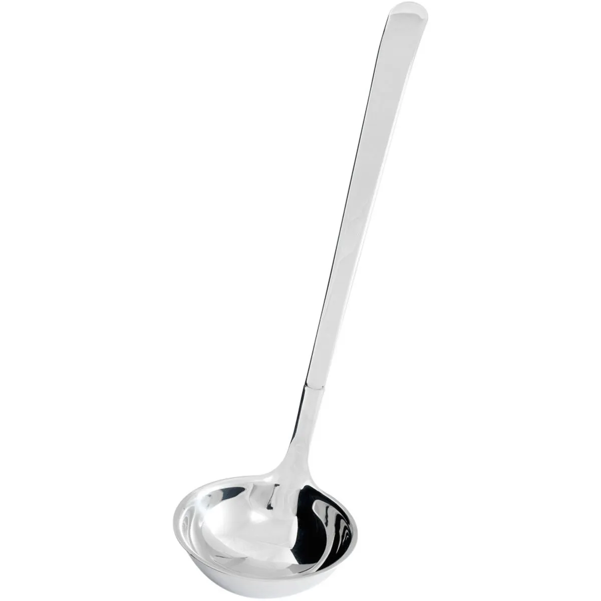 Stalgast Mestolo per zuppa, lucidissimo, realizzato in un unico pezzo, lunghezza manico 31 cm, 0,08 litri; 80 ml, 8.5x31 cm (ØxL); argento