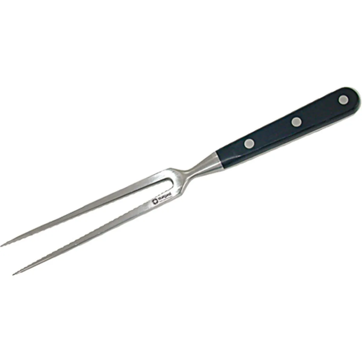 Stalgast Forchettone, rebbi in acciaio forgiato, lunghezza 18 cm; 18 cm (L); nero