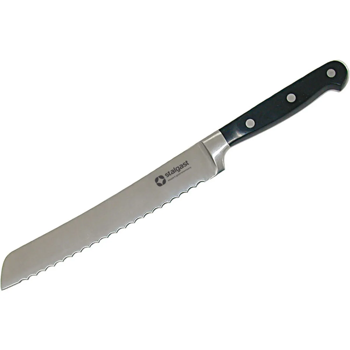 Stalgast Coltello da pane , lama forgiata; 19 cm (L); nero