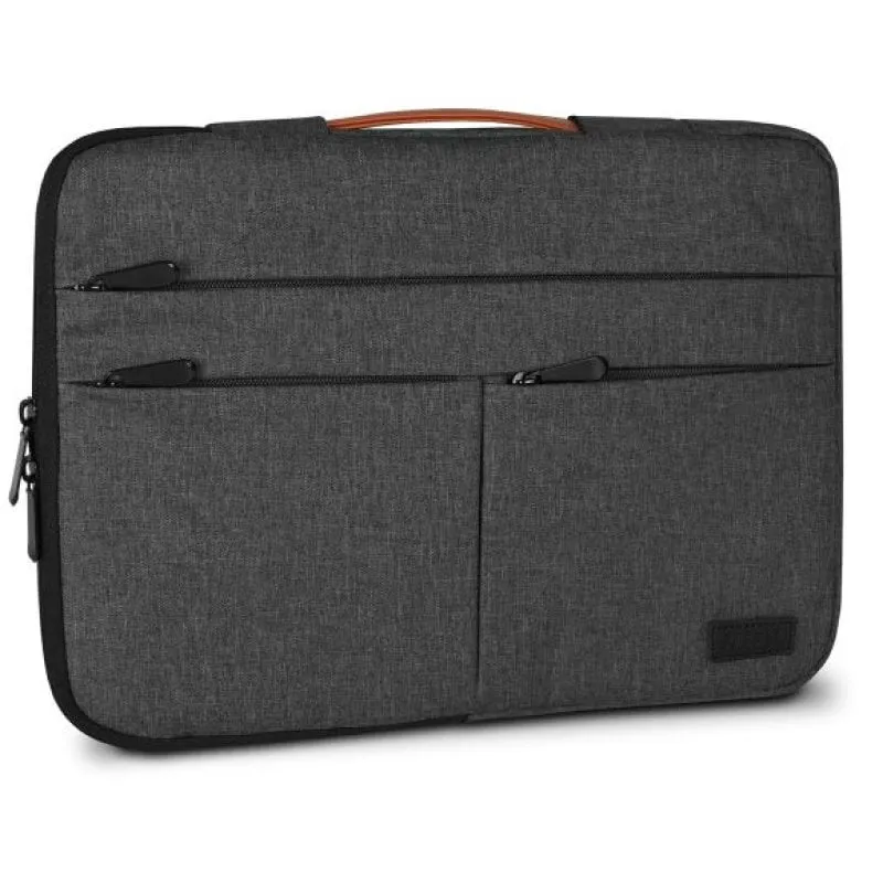 Custodia Subblim Air Padded 360 grigio scuro per laptop da 13,3-14"
