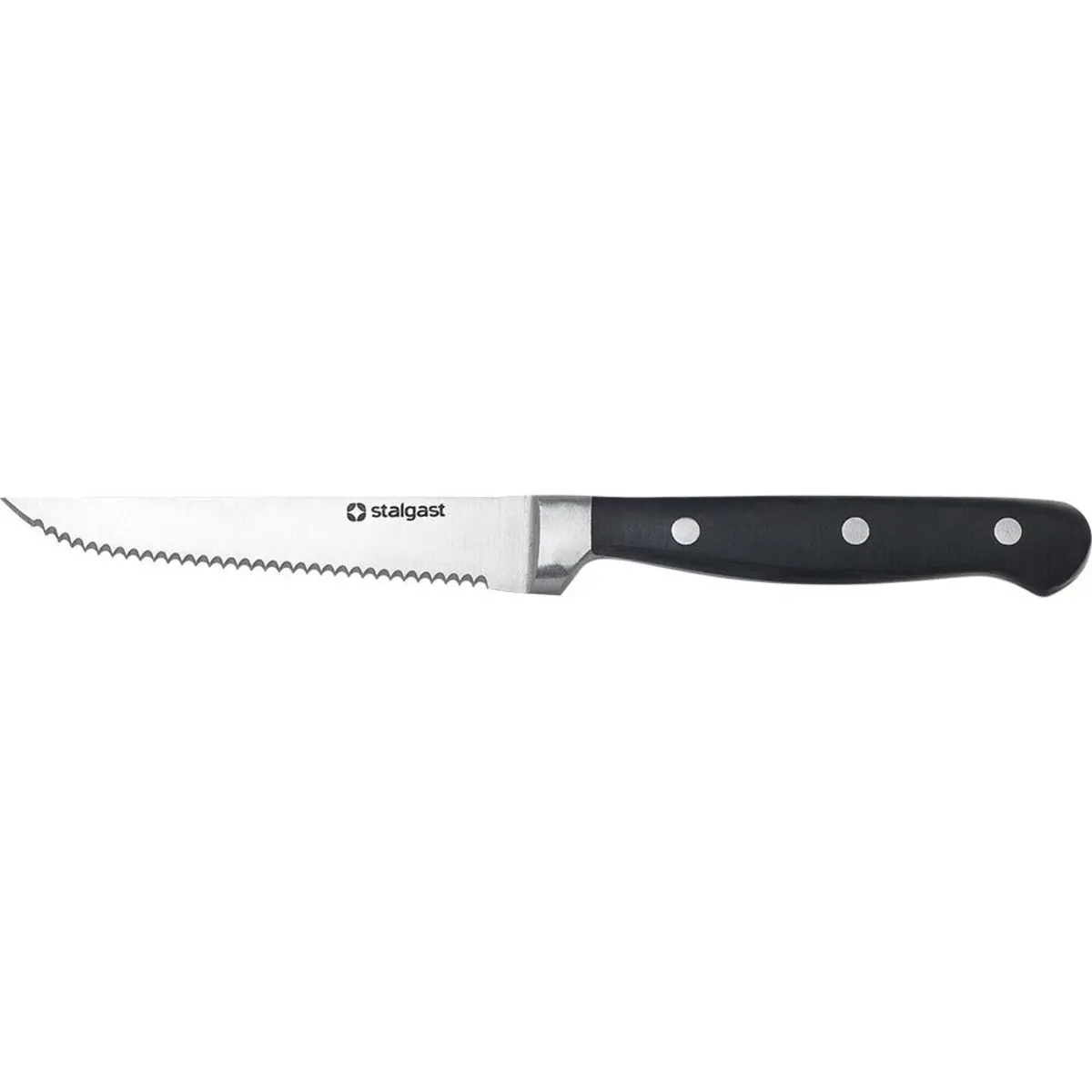 Stalgast Coltello da bistecca/pomodoro , lama forgiata; 11.5 cm (L); nero