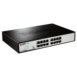 Switch di rete 16 porte SMB Unmanaged Black DGS 1016D Gigabit (1000Base-TX)