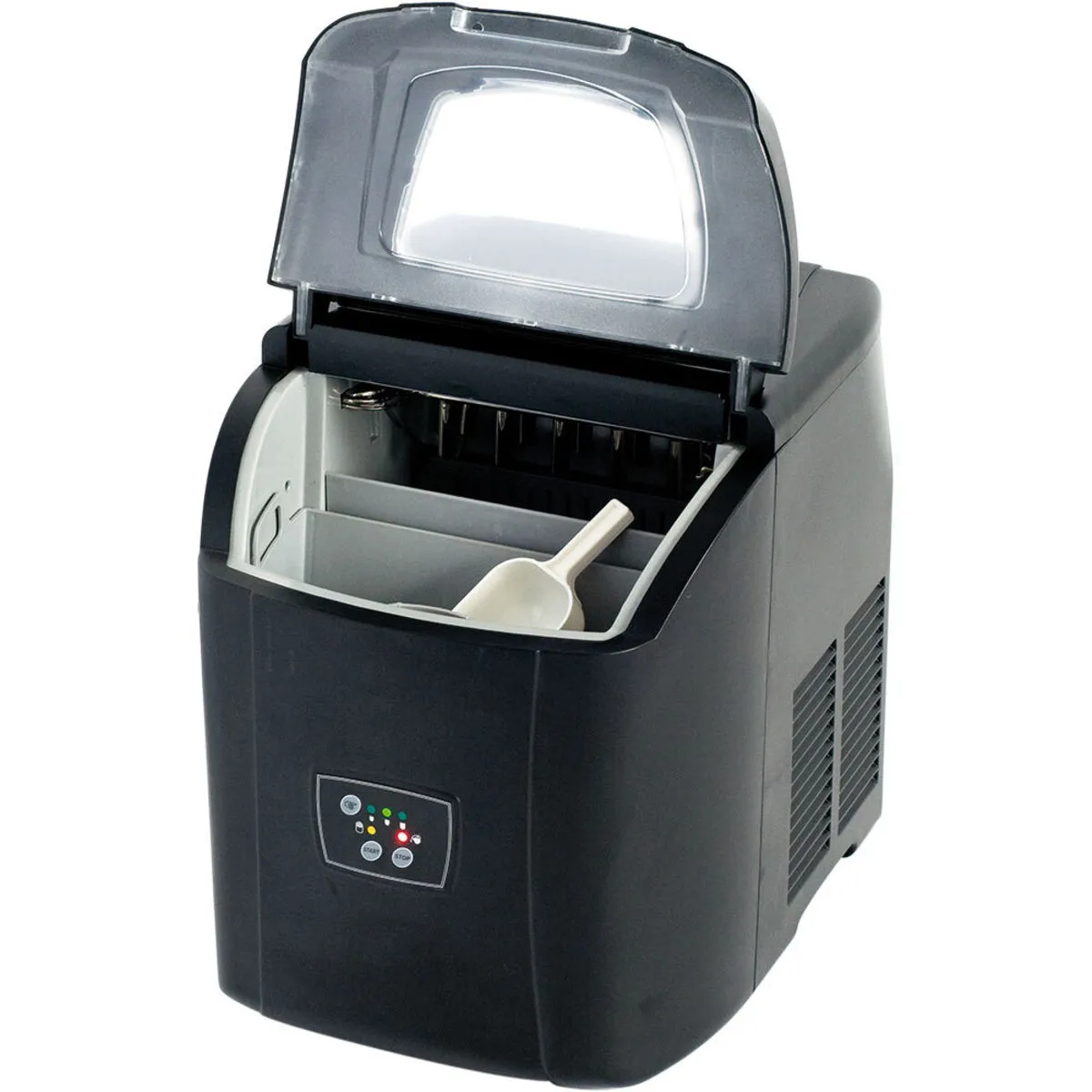 Stalgast Fabbricatore manuale di cubetti di ghiaccio; 30.5x38x38 cm (LxHxP); nero