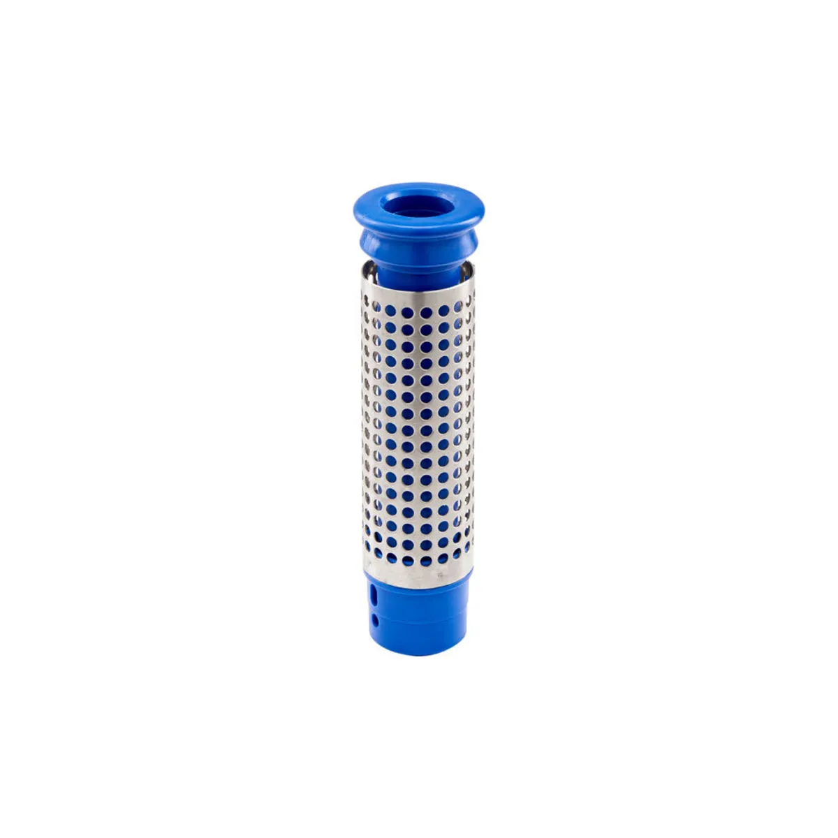 Stalgast Tubo di troppopieno con setaccio; 20x48 cm (HxØ); argento/blu