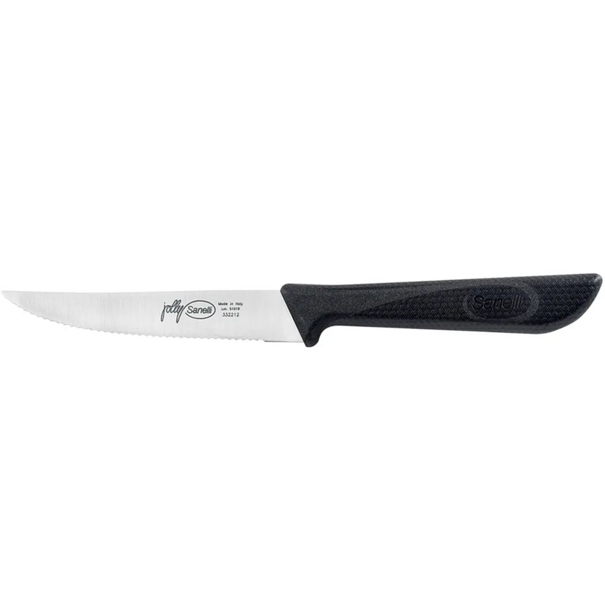 Sanelli Coltello da cuoco Sanelli Skin, lunghezza lama 120 mm; 12 cm (L); nero