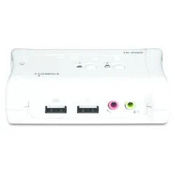 Kvm switch 2 porte USB con audio White TK 209K
