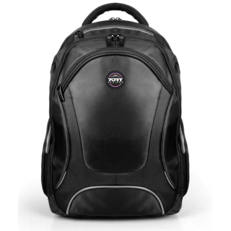 Zaino per laptop Port Designs Courchevel da 17,3" Nero