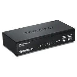 Kvm switch Cat5 a 8 Porte Black TK CAT508