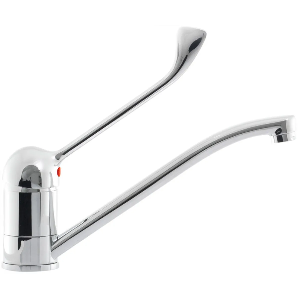 Stalgast Miscelatore, installazione monoforo, miscelatore monocomando; argento