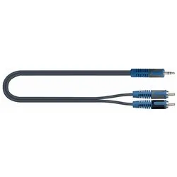 Cavo adattatore ROK SOLID SERIES Audio Rksa 150 2 Jack Rca Black 2m 30 00289