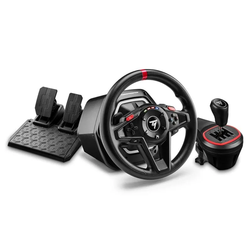 Thrustmaster T128 Shifter Pack T128 Racing Wheel e componente aggiuntivo TH8S Shifter compatibili con Xbox e PC