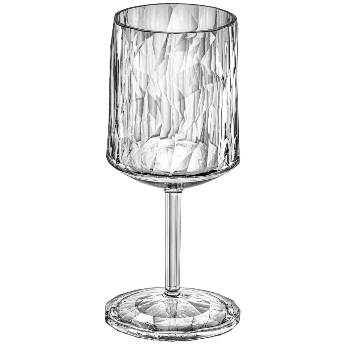 12x koziol Calice vino No. 9 Superglas con marcatura; 250 ml, 7.6x7.6x17.2 cm (ØxØxH); trasparente; 0.2 l Segno di riempimento, 12 pz. / Pacco