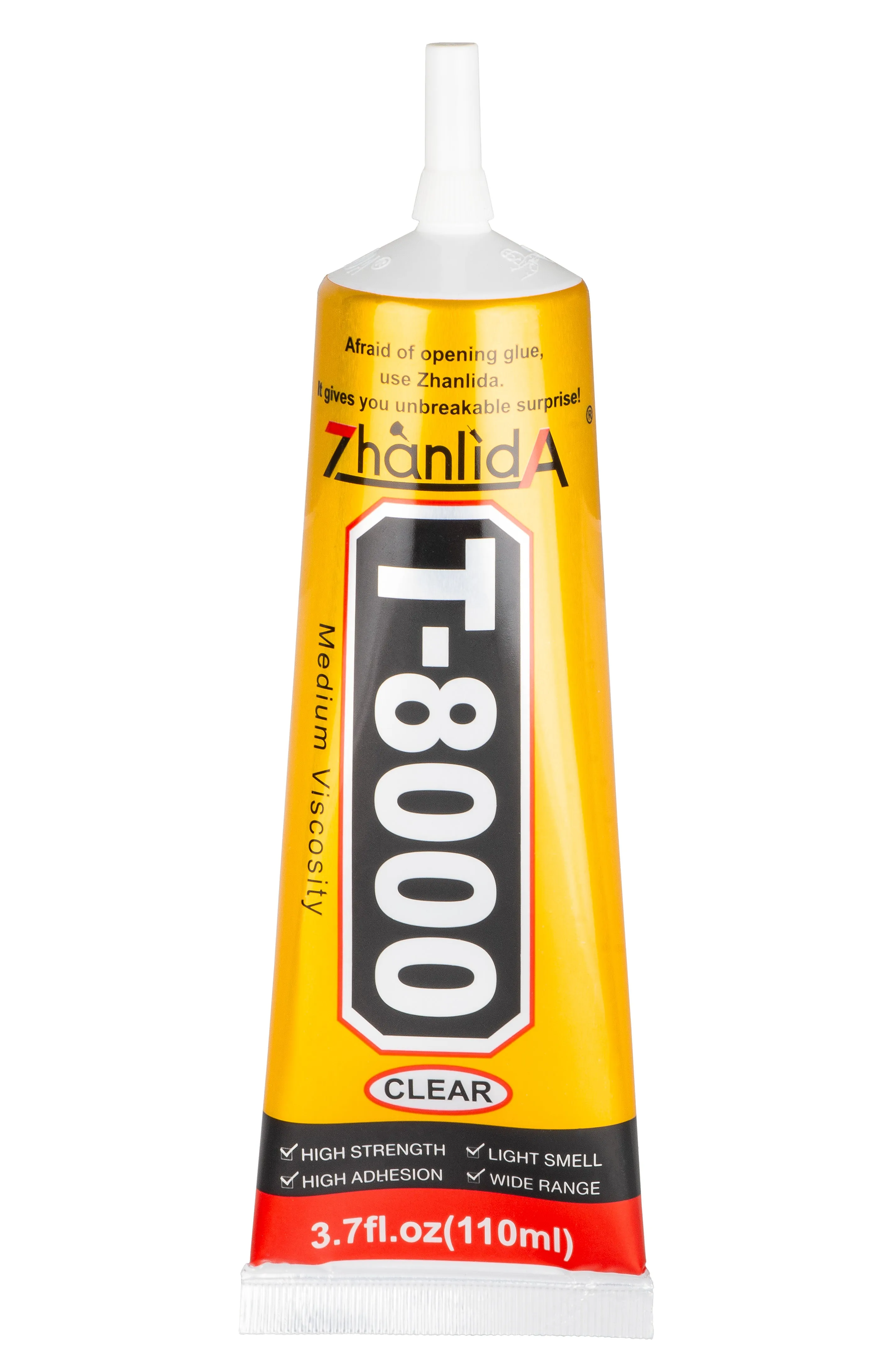 Colla Liquida Zhanlida T-8000, 110ml, Trasparente