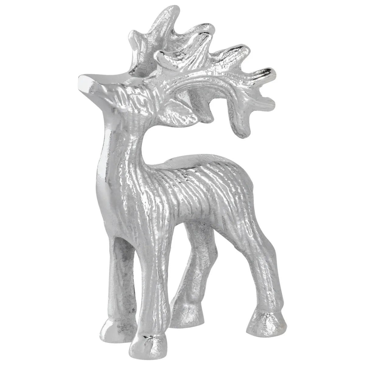Cervo decorativo Tommen; 6.5x3.5x11 cm (LxLxH); argento