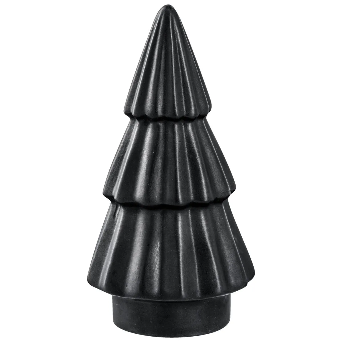 Albero decorativo Nilas opaco; 8.4x16 cm (ØxH); nero