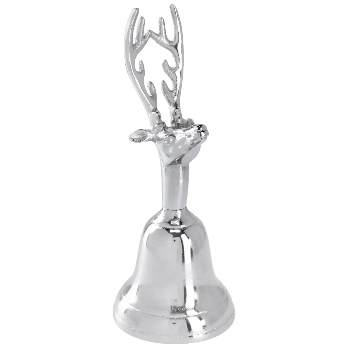 Campanella a mano Knud; 10x25.5 cm (ØxH); argento