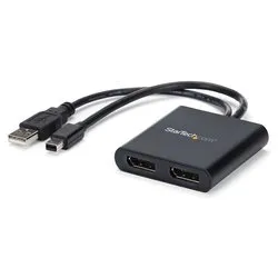 Splitter displayport Doppio Dp 1.2 Black 2 porte MSTMDP122DP