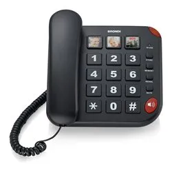 Telefono fisso BRAVO 15 Black
