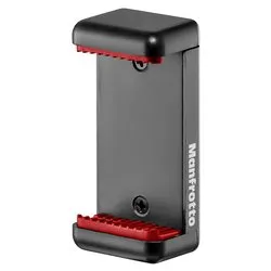 Adattatore smartphone PIXI Clamp Black e Red attacco 1/4” MCLAMP