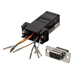 Adattatore computer Modulare DB9 a RJ45 Black GC98FF