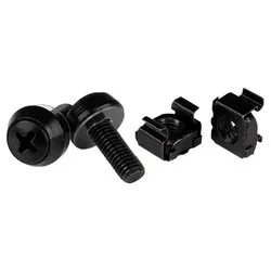 Viti rack Confezione da 100 e dadi ingabbiati Black CABSCREWM62B