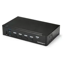 Kvm switch 4 Porte HDMI con Hub USB 3.0 Black SV431HDU3A2