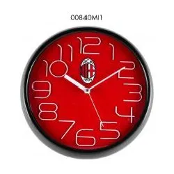 Orologio da parete (30cm) MILAN Rosso e Nero 00840MI2