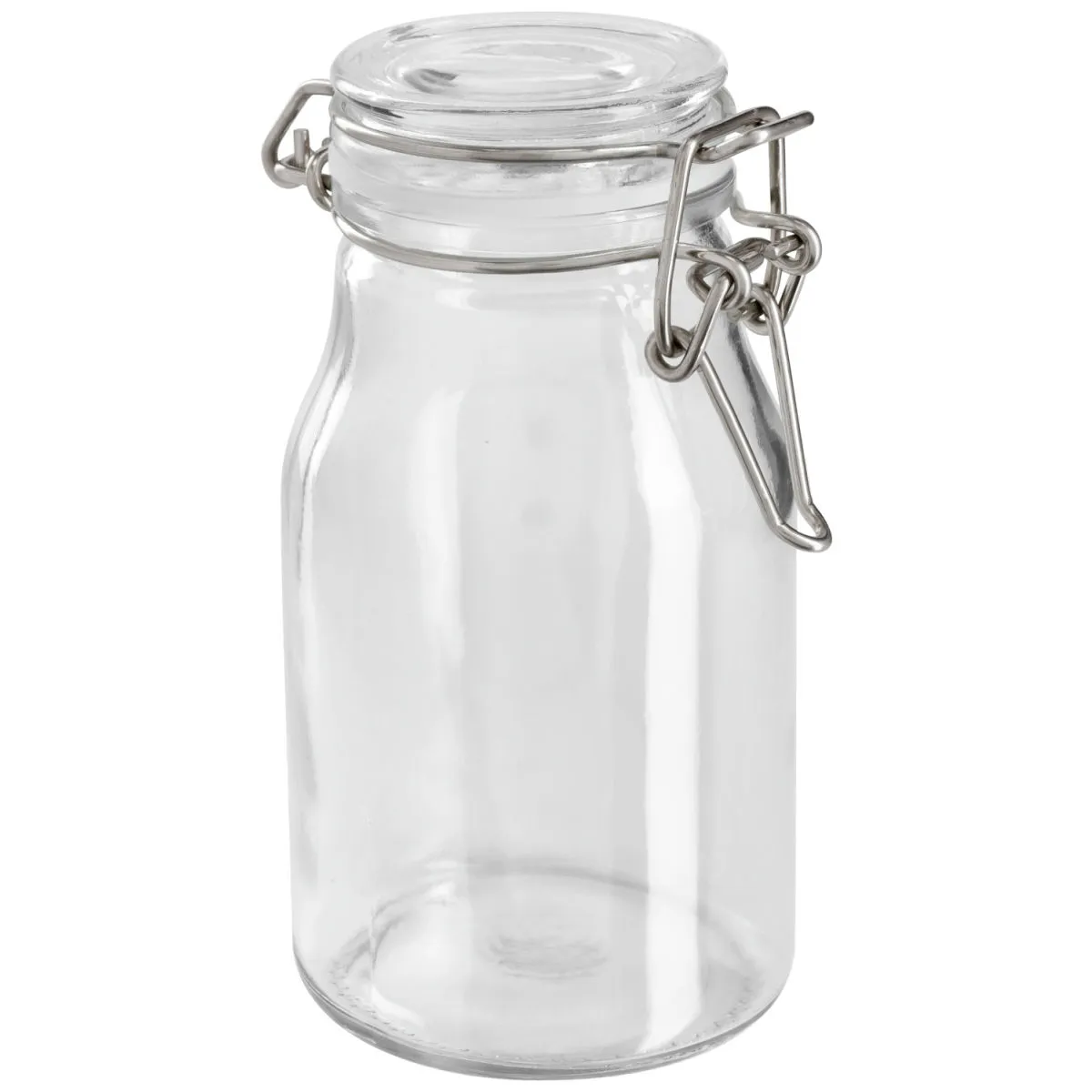 6x PULSIVA Vasi a chiusura ermetica Larry; 180 ml, 5.9x11.5 cm (ØxH); trasparente; 6 pz. / Pacco