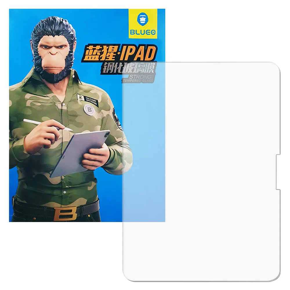 Pellicola protettiva per schermo Blueo HD per Apple iPad (2025) / (2022), Vetro temperato, Full Glue