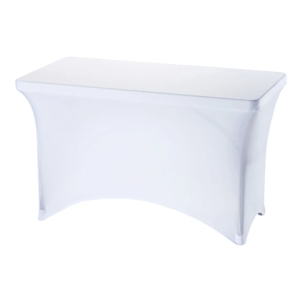 Stalgast Copritavolo elasticizzato per tavoli da buffet di circa 1220x610x740 mm (LxPxH); 122x61x74 cm (LxLxH); bianco
