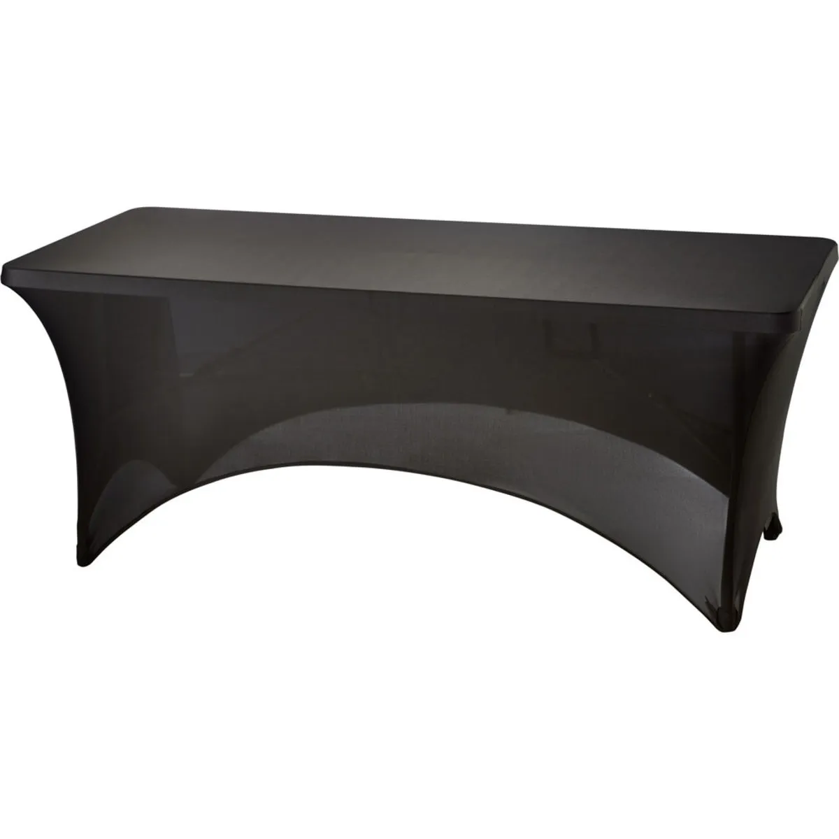 Stalgast Copritavolo elasticizzato per tavoli da buffet di circa 1220x610x740 mm (LxPxH); 184x75x74 cm (LxLxH); nero
