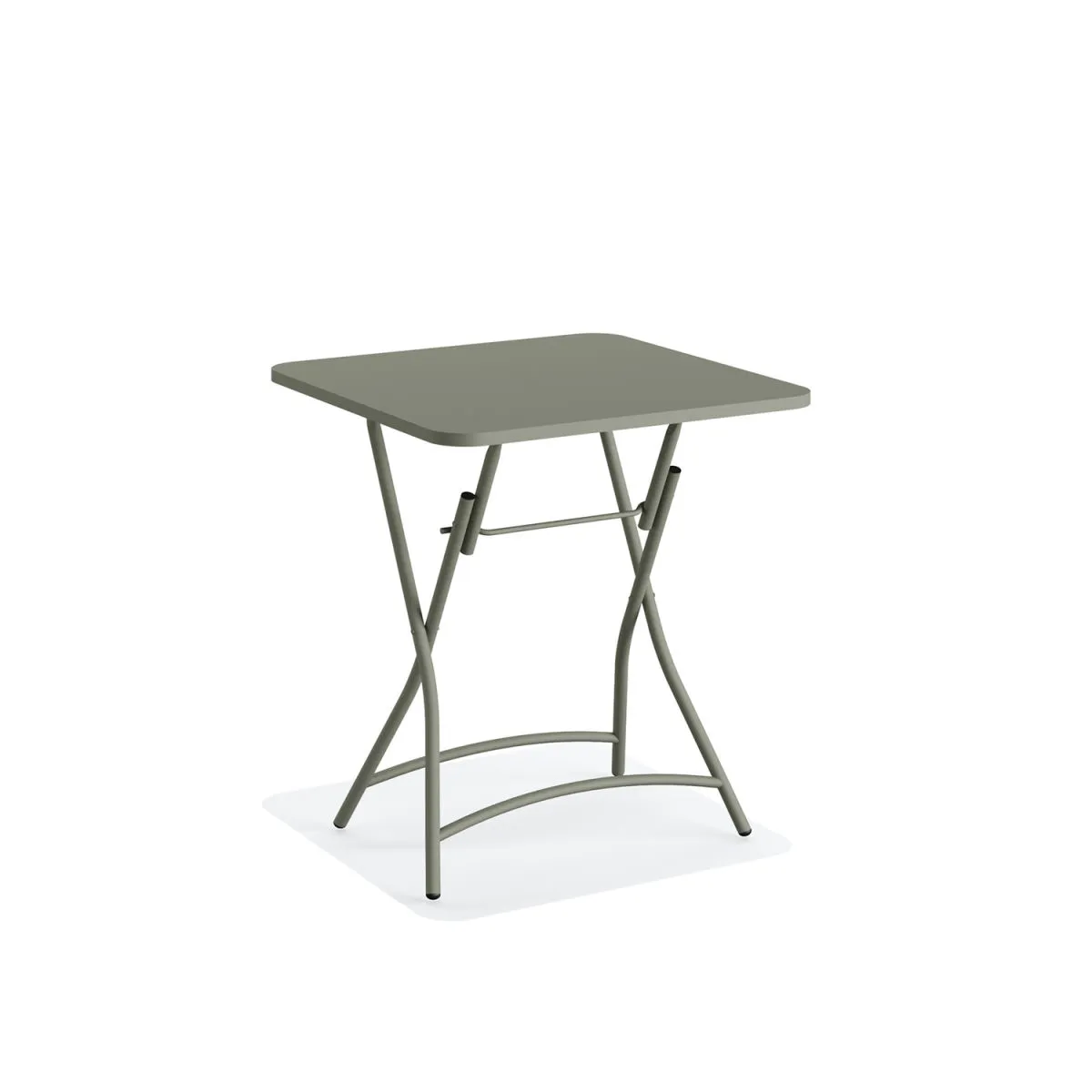 Feros Tavolo pieghevole Breeze Bistro in metallo; 60x60x74 cm (LxLxH); verde