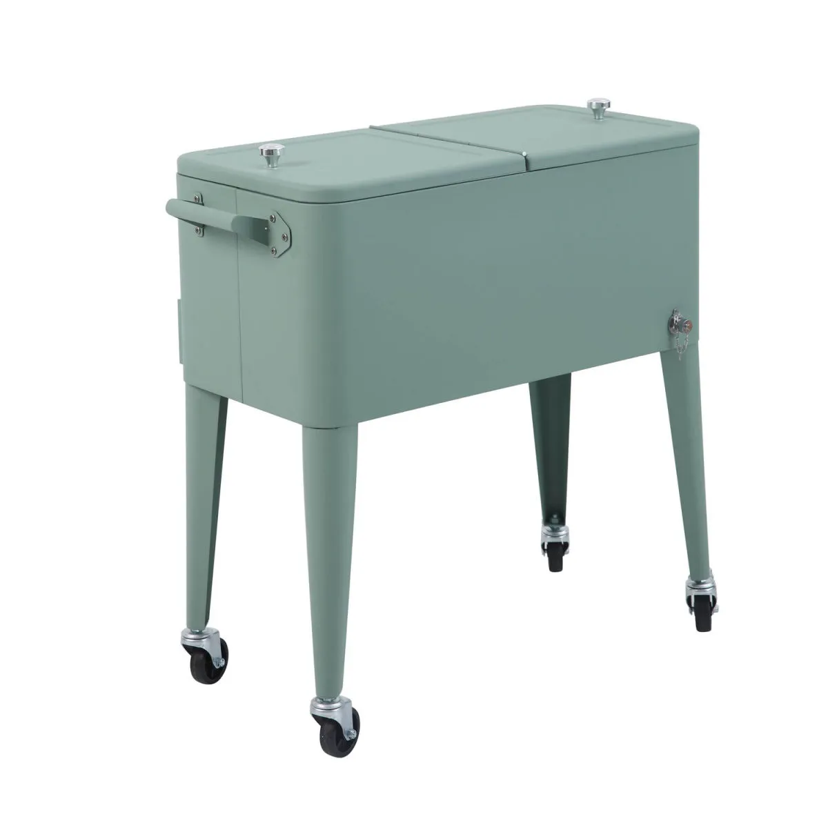 Barths Frigorifero portatile Icy su ruote; 91x43x89 cm (LxLxH); verde