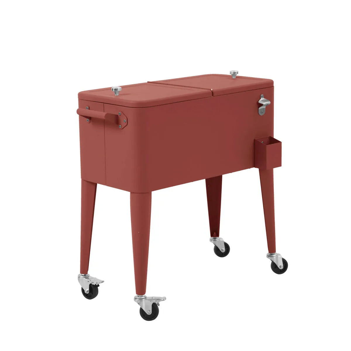 Barths Frigorifero portatile Icy su ruote; 91x43x89 cm (LxLxH); terracotta