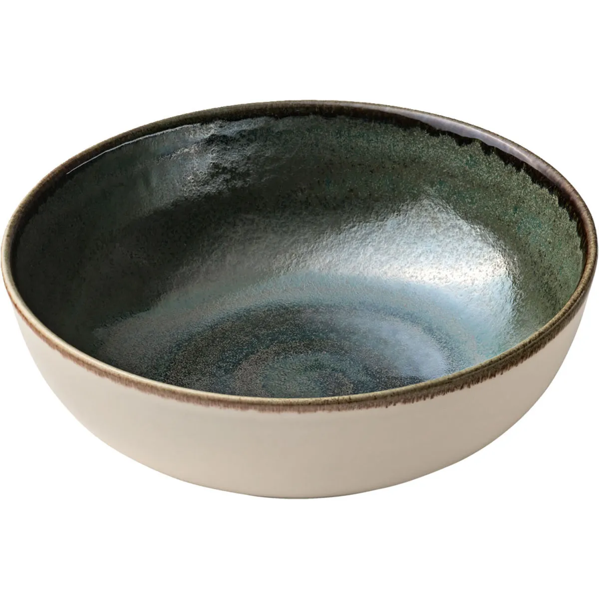 6x HEART&SOUL Ciotola Perfect Match Avocado; 1500 ml, 23x7 cm (ØxH); verde/bianco; 6 pz. / Pacco