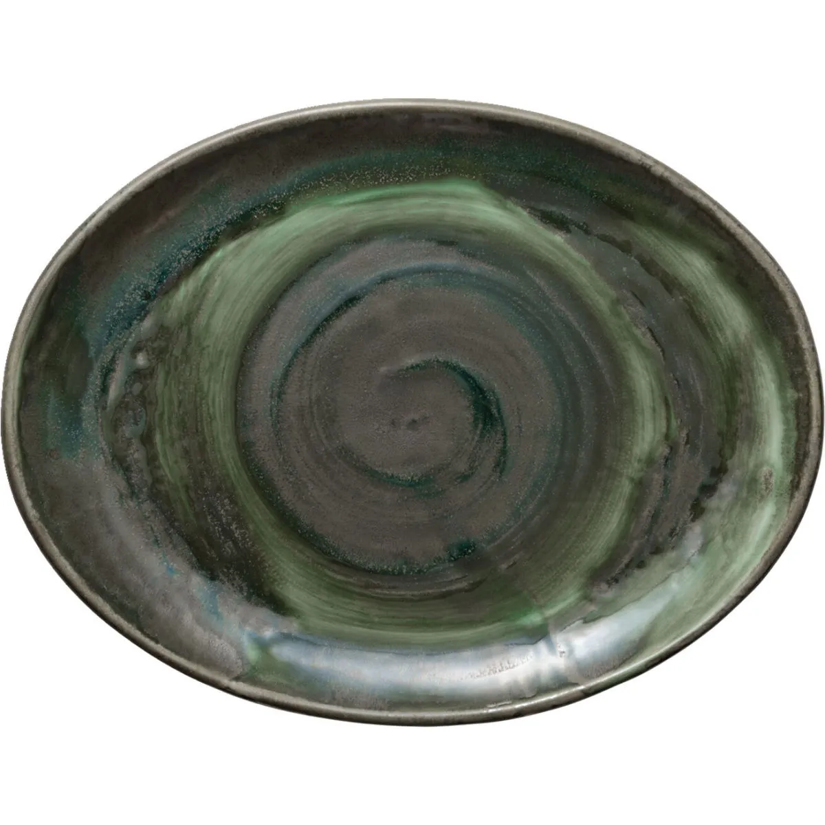 6x HEART&SOUL Piatto Perfect Match Avocado coup; 30.8x23.9x2.8 cm (LxLxH); verde/bianco; 6 pz. / Pacco